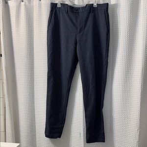 Banana Republic Slim Tapered Blue  Plaid Men’s Pants Size 34/32